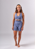 Legging Deportivo Corto Sculp Short Color Azul Claro