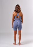 Legging Deportivo Corto Sculp Short Color Azul Claro