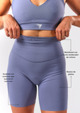 Legging Deportivo Corto Sculp Short Color Azul Claro