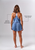 Camiseta Sin Mangas Light Weight Color Azul Claro