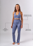 Legging Deportivo High Rise Color Azul Claro